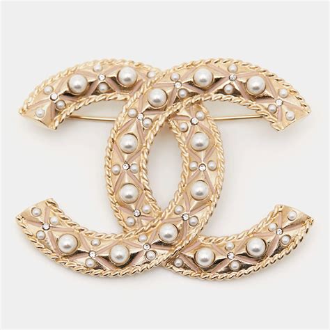 faux chanel brooch uk|Chanel brooch vintage.